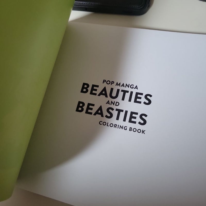 Pop Manga Beauties and Beasties Coloring Book