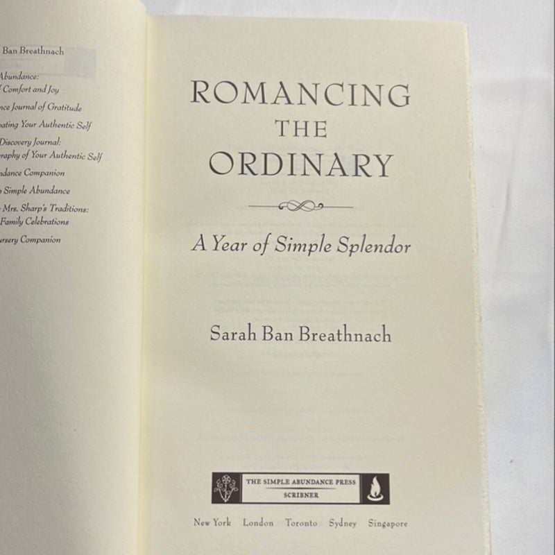 Romancing the Ordinary