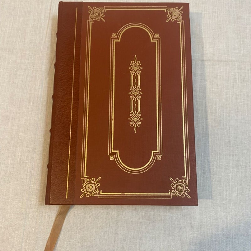 Selected Lives by Plutarch Franklin Library 1982 Illustrated Leather Hardcover