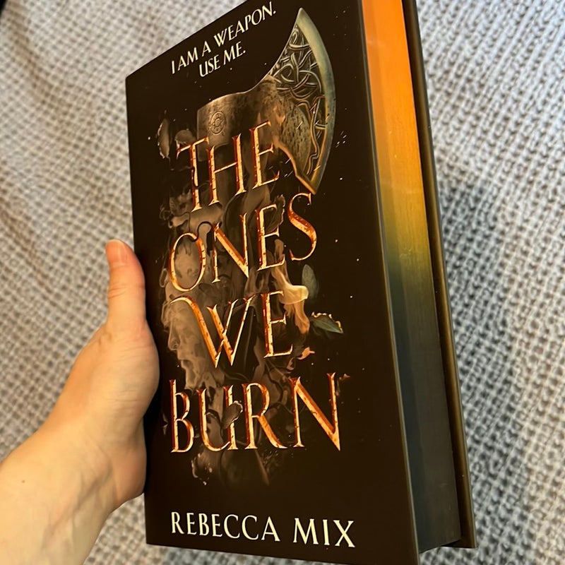 The Ones We Burn - fairyloot signed special edition 