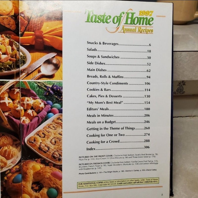 1997 Taste of Home Annual Recipes