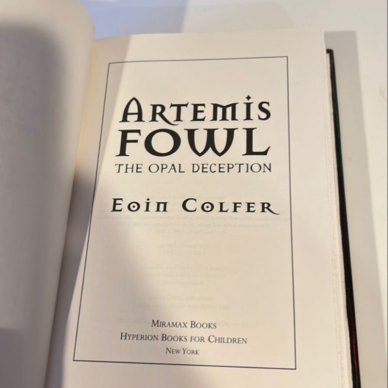 Artemis Fowl the Opal Deception