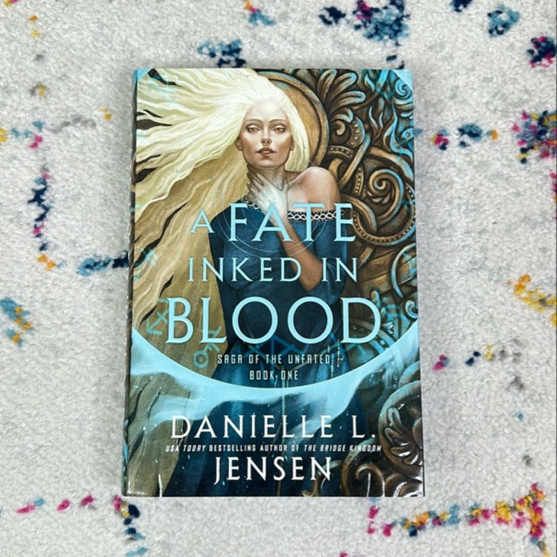 A Fate Inked in Blood - FIRST EDITION w/foiled edges 