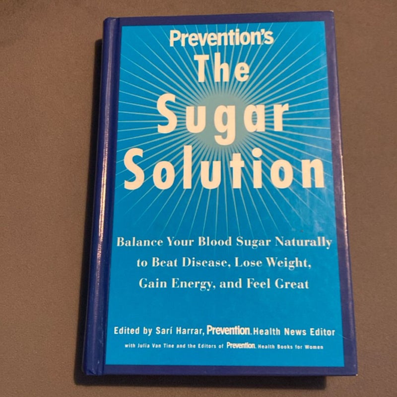 Prevention's the Sugar Solution