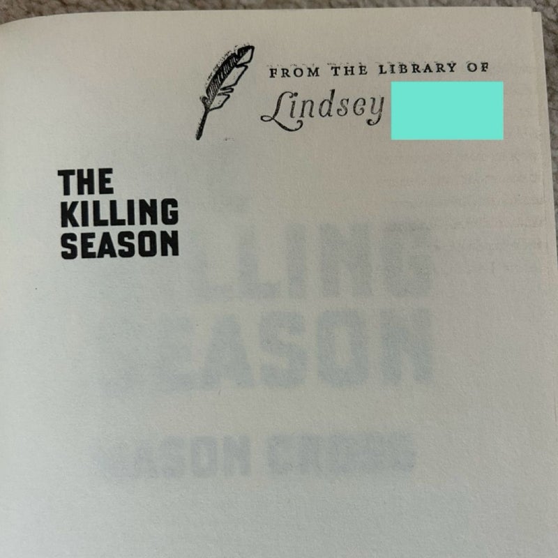 The Killing Season SIGNED