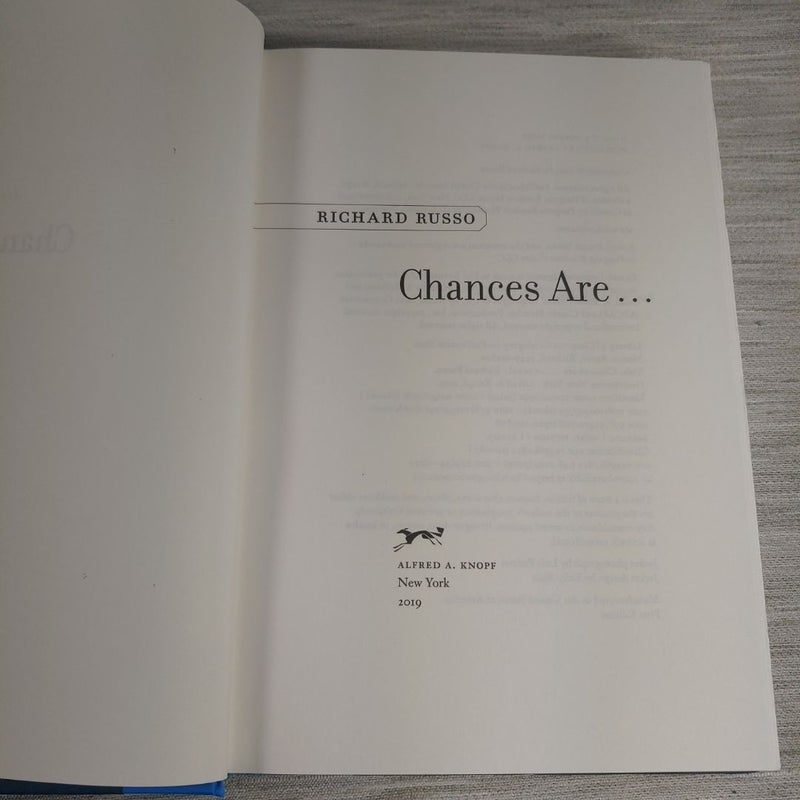Chances Are ... (First ed)