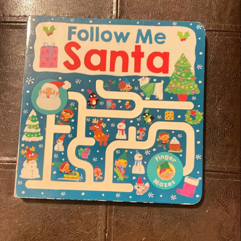 Maze Book: Follow Me Santa