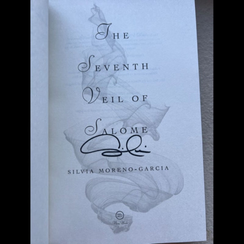 The Seventh Veil of Salome SIGNED