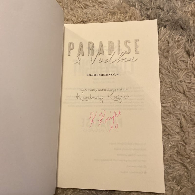 Paradise & Vodka (Signed)