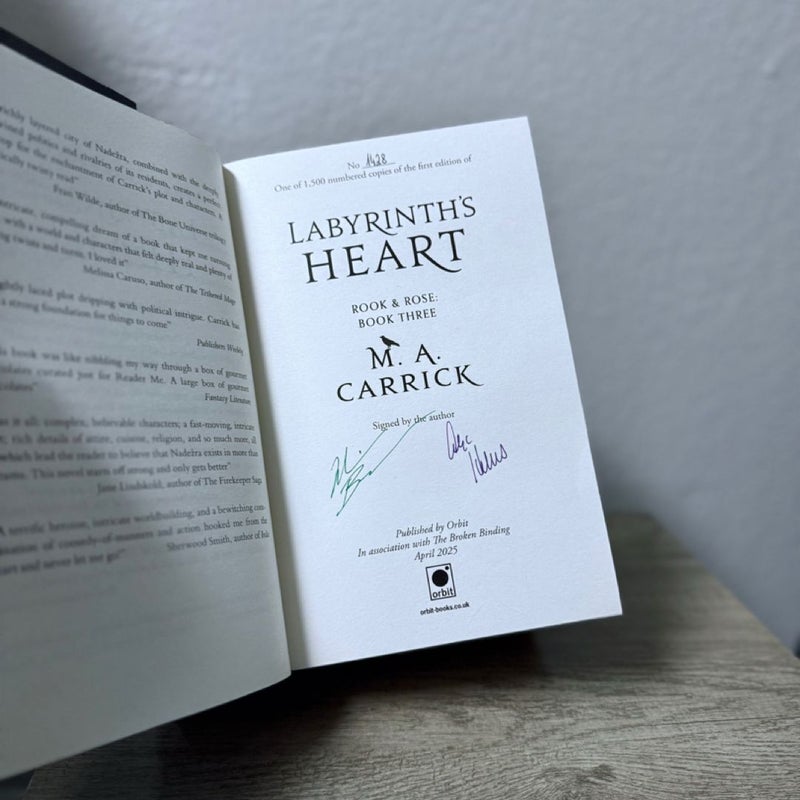 The Mask of Mirrors (SIGNED BY THE AUTHOR BOOKS 1-3)