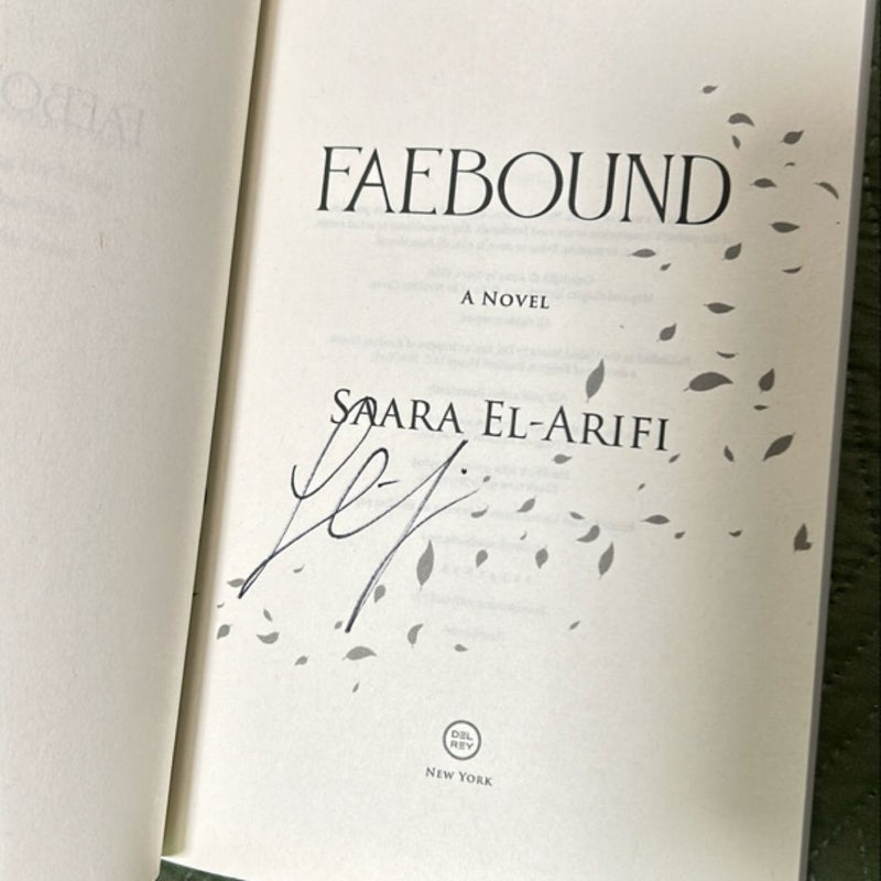 SIGNED ARC Faebound