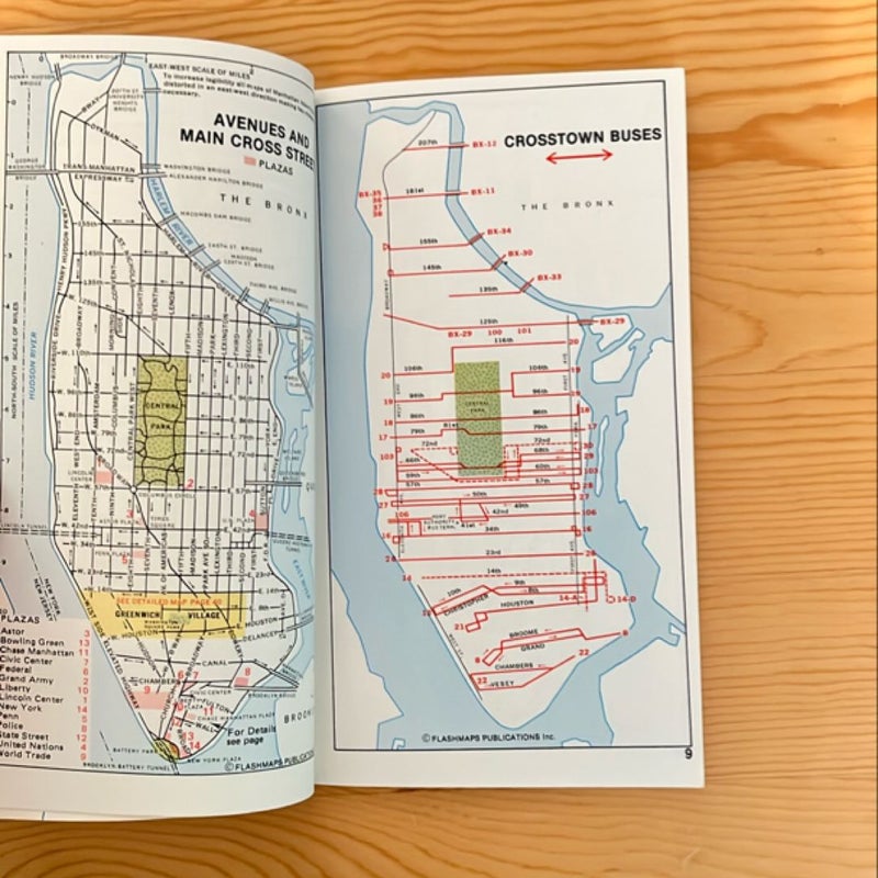 Flashmaps Instant Guide to New York by Toy Lasker 