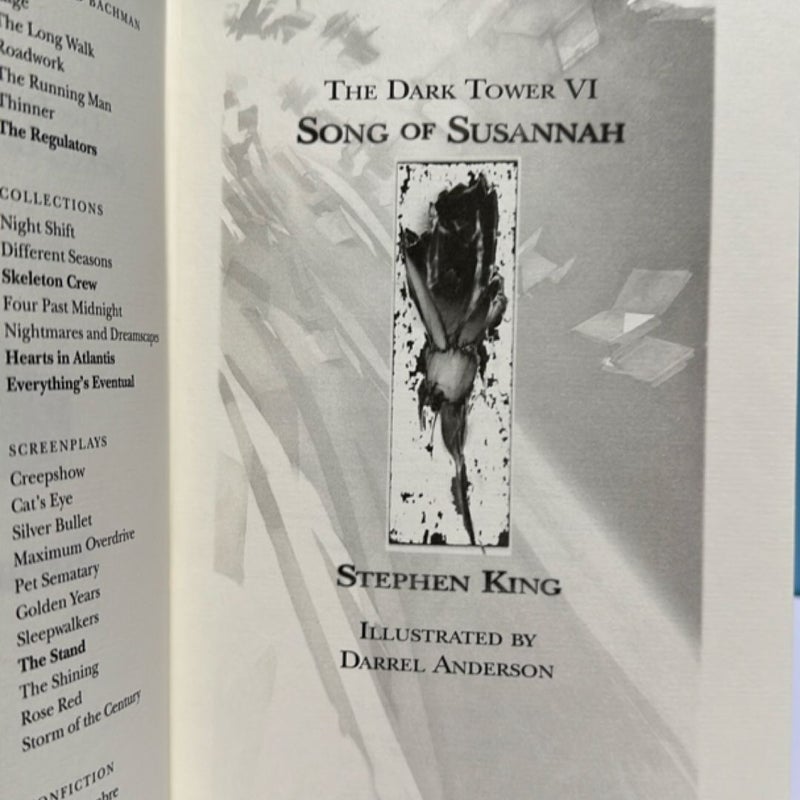 Song of Susannah - 1st trade Edition