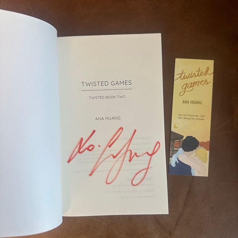 Twisted Games Special-edition Cover Signed Paperback 