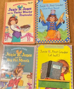 Lot of 4 Junie B Jones books