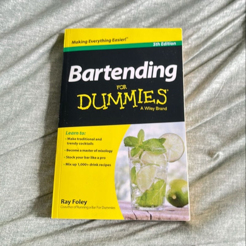 Bartending for Dummies