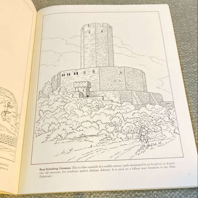 Castles of the World Coloring Book