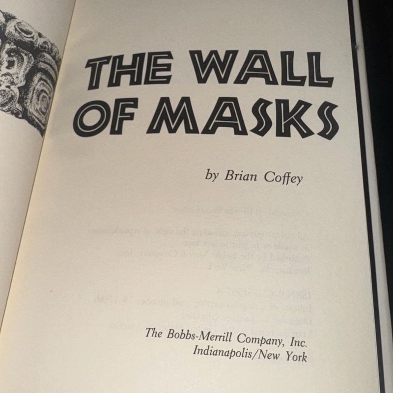 THE WALL OF MASKS SIGNED 