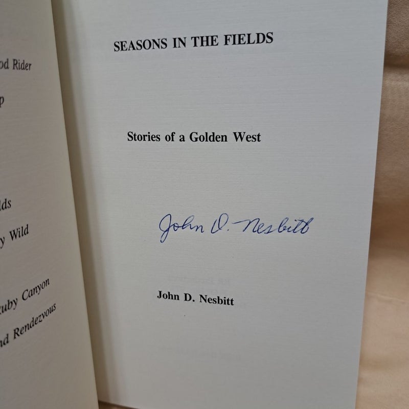 Seasons in the Fields SIGNED FIRST