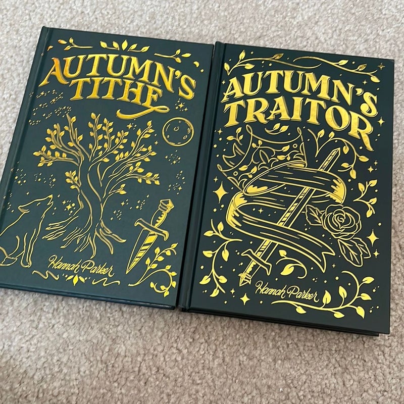 Autumn’s Tithe & Autumn’s Traitor BOOKISH BOX exclusive editions