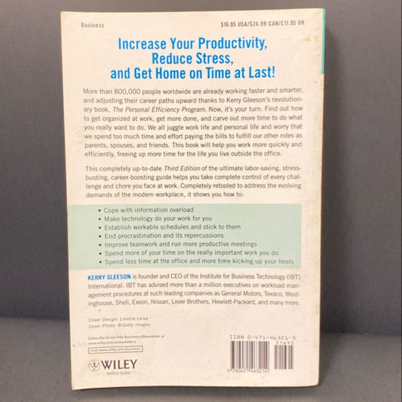 The Personal Efficiency Program (Third Edition)