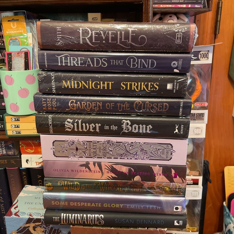 Various Owlcrate/Bookish Box Books