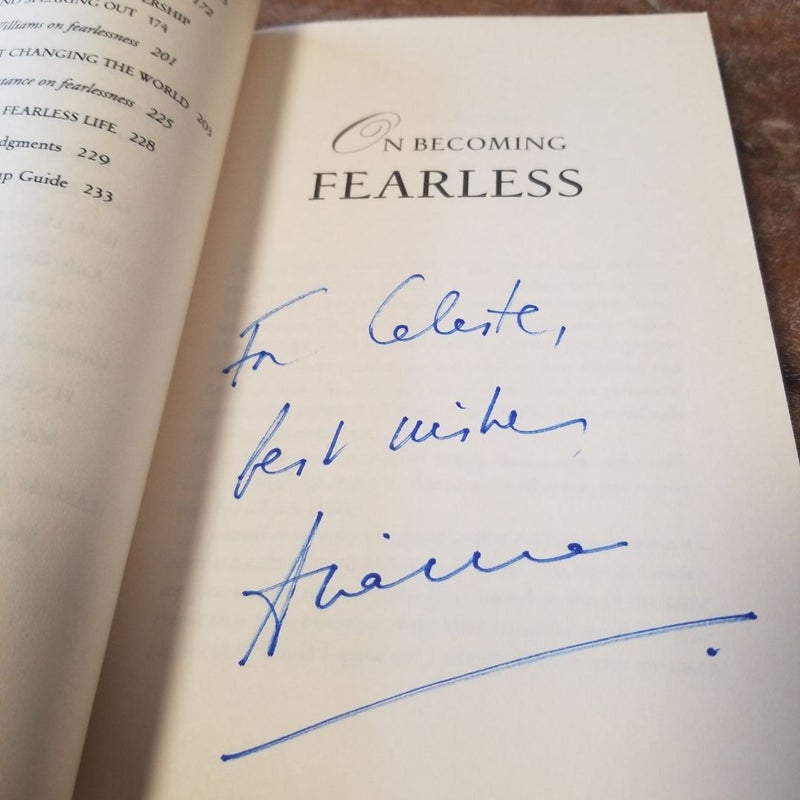 *SIGNED* On Becoming Fearless