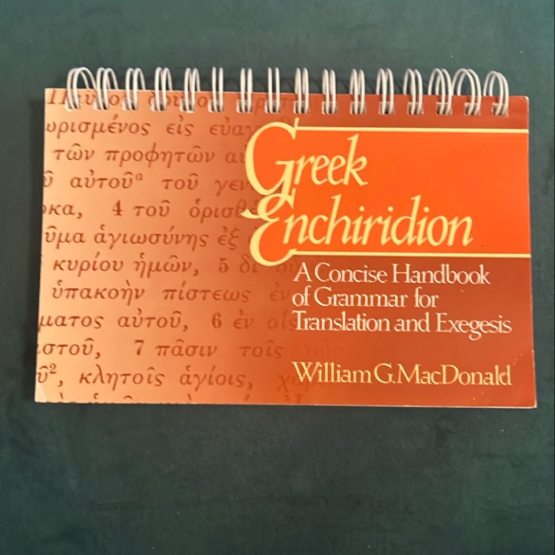 Greek Enchiridion