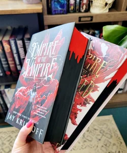 Empire of the Vampire and Empire of the Damned, First Editions, Book 1 Signed, Custom Edges