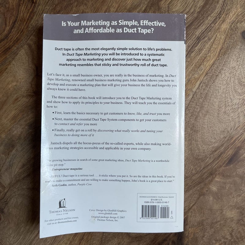 Duct Tape Marketing by John Jantsch, Paperback Pango Books