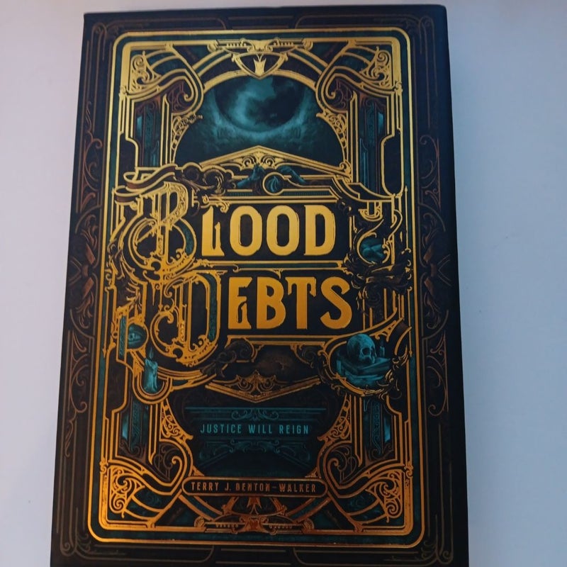 Blood Debts bookish box SE
