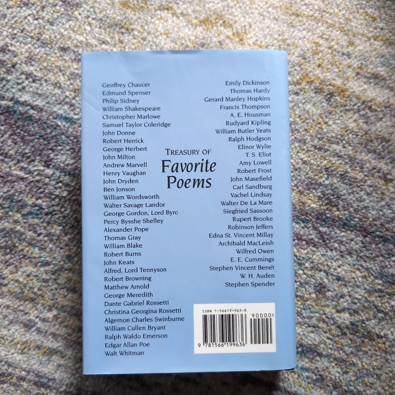 Treasury of Favorites Poems