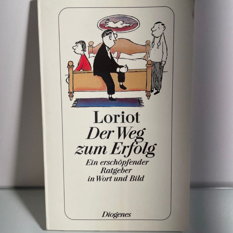 Der Weg zum Erfolg by Loriot German Hardcover Humor Comedy Book Good Condition