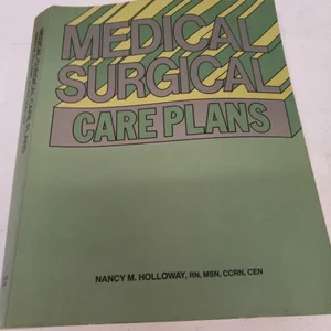 Medical-Surgical Care Plans