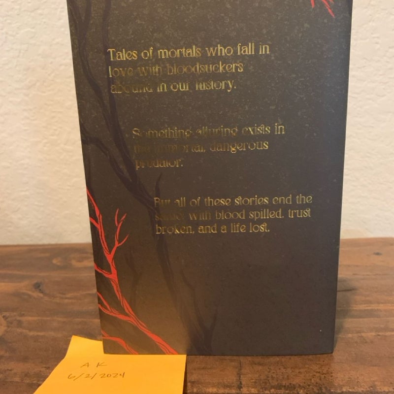 The Witch and the Vampire (Signed): Bookish Box SE