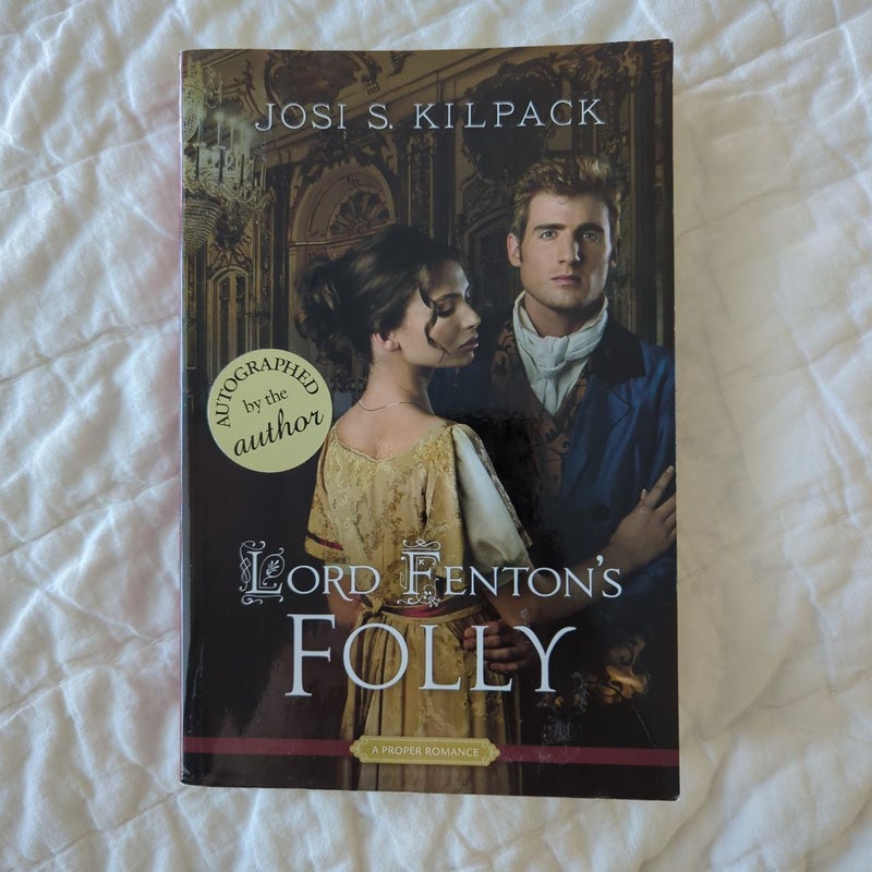 Signed by author Lord Fenton's Folly