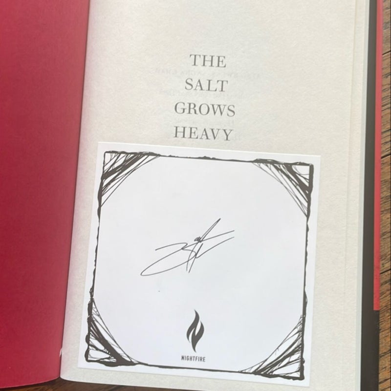 The Salt Grows Heavy (Signed Bookplate)