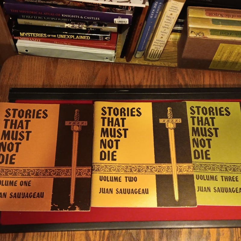 Stories That Must Not Die volume 1,2, & 3 rare out-print 1st editions