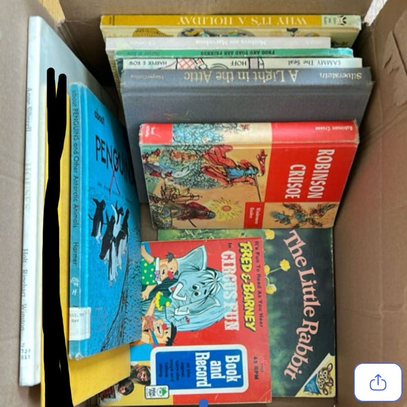 Box of Various Children’s Books