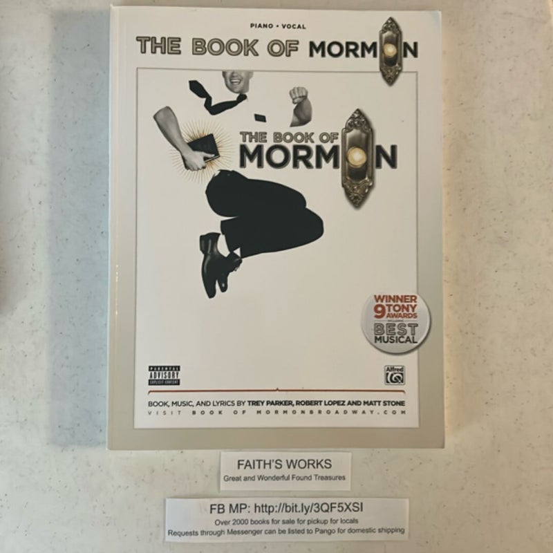 The Book of Mormon -- Sheet Music from the Broadway Musical