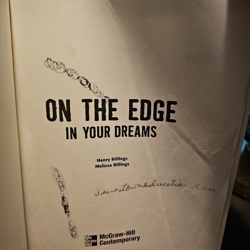 On the Edge: in Your Dreams, Student Text