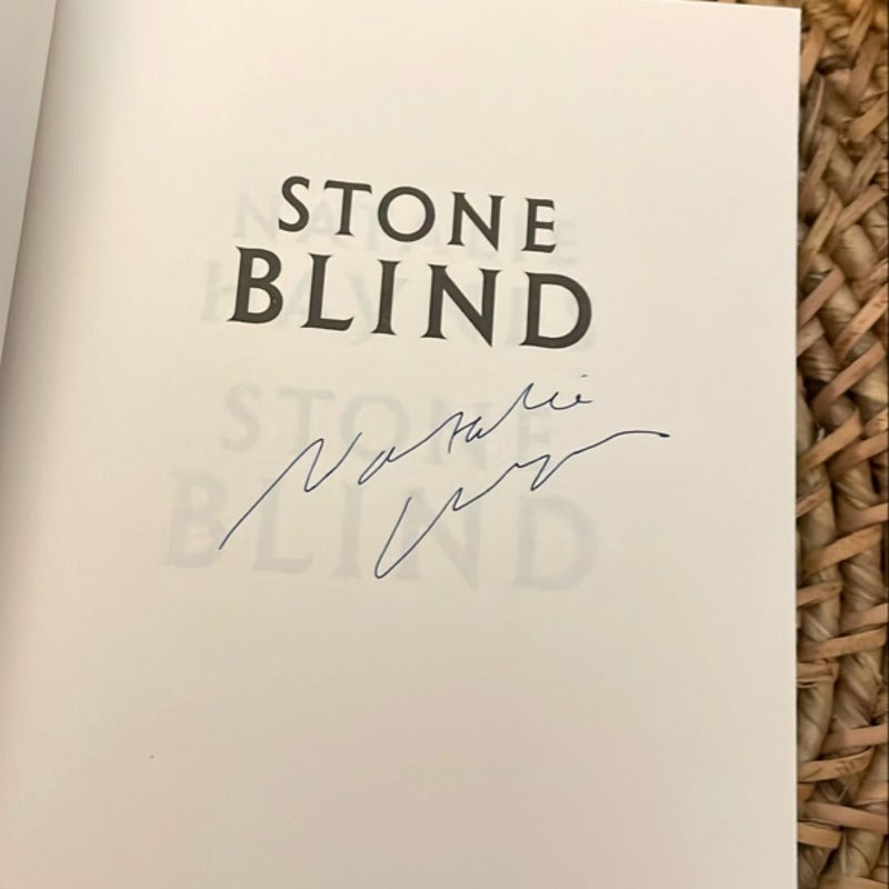 Stone Blind *WATERSTONES* *SIGNED* 