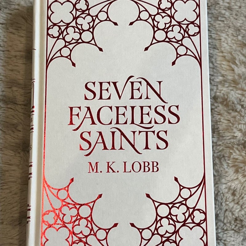 Fairyloot Seven Faceless Saints by M.K. Lobb