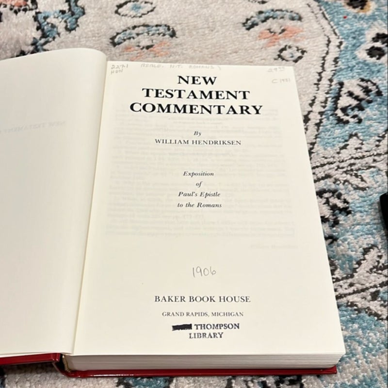 New Testament Commentary-Romans