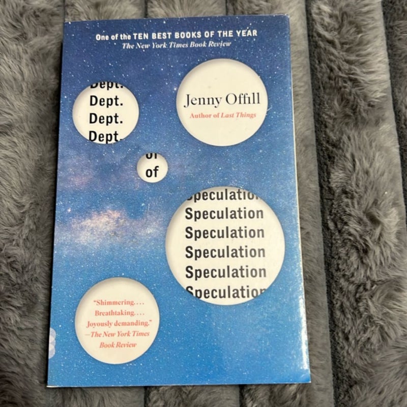 Dept. of Speculation