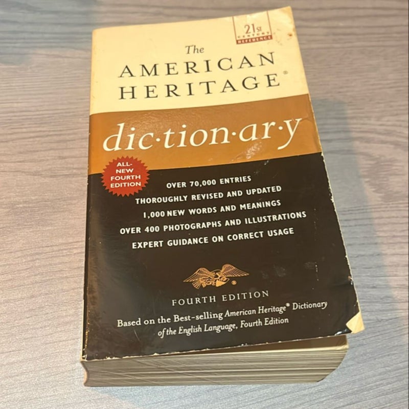 The American Heritage Dictionary