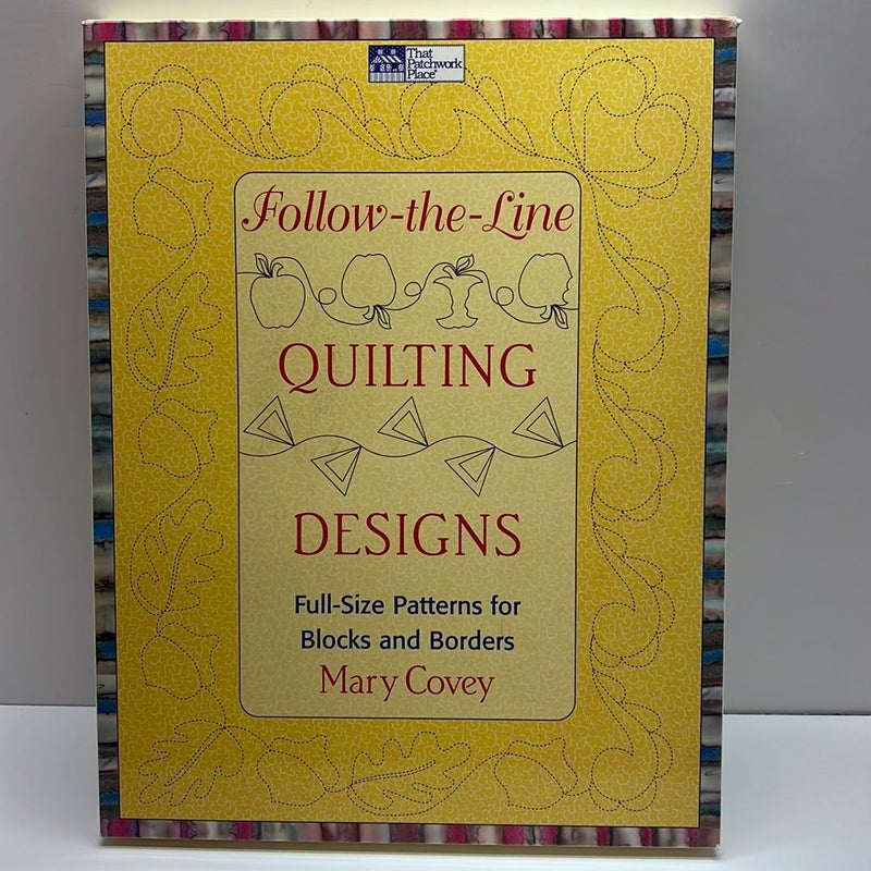 Follow-the-Line Quilting Designs