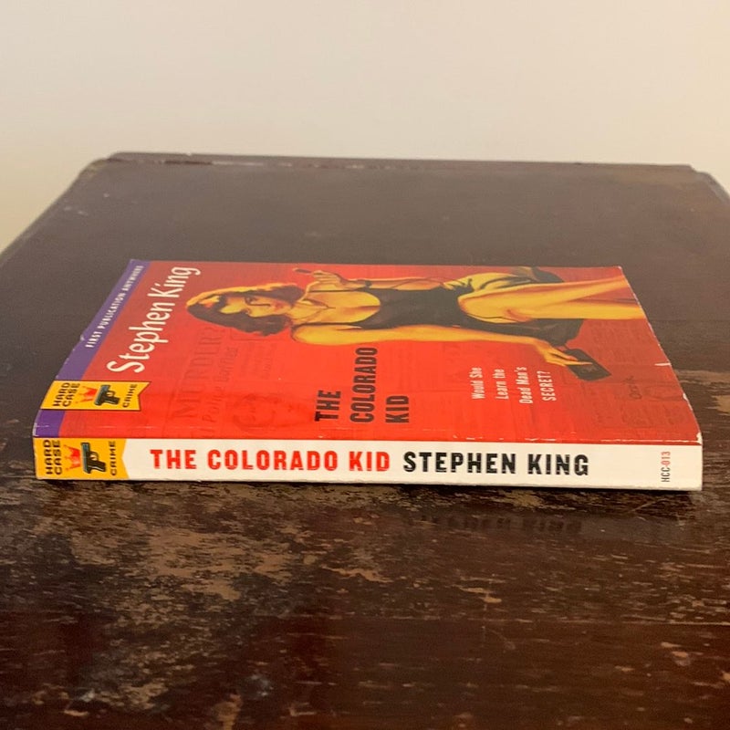 THE COLORADO KID by Stephen King! Paperback!