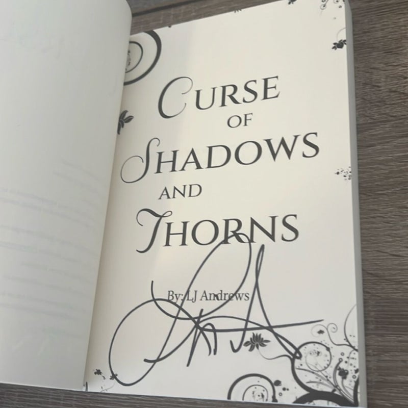 (Signed) Curse of Shadows and Thorns