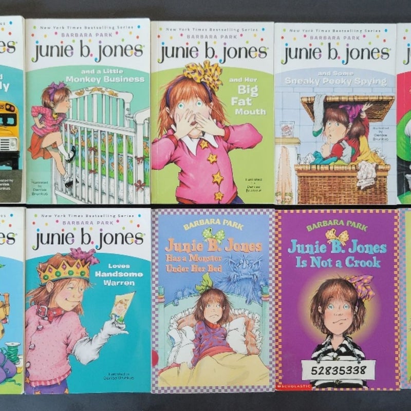 JUNIE B. JONES BOOKS ALMOST COMPLETE SET OF 20 VINTAGE & NEW COVERS BARBARA PARK